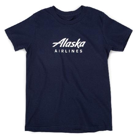 Alaska Airlines Youth Tee - Navy
